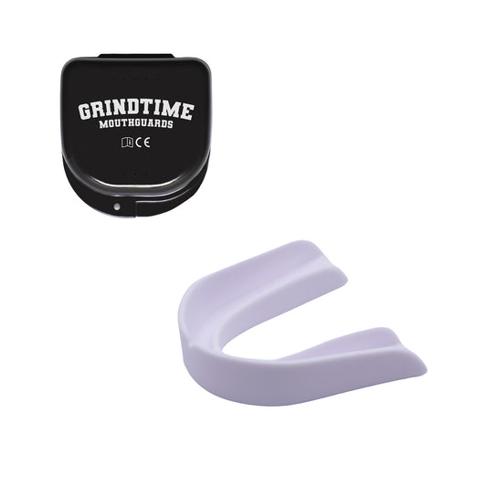 GT Performance Mundschutz Arctic White, Seitenansicht mit Aufbewahrungsbox